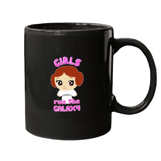 Star Wars Princess Leia Girls Run The Galaxy Cute Icon Mugs