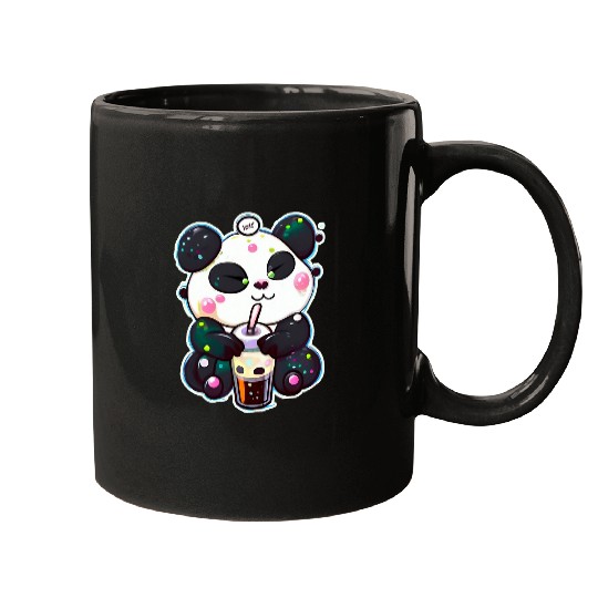 Panda Pet Boba Tapioca Pearls Bubble Milk Tea Drink Panda Lover 2 8 Mugs