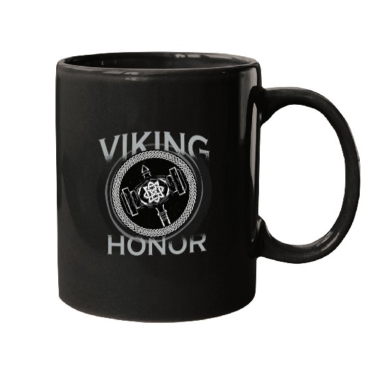 Viking Honor Hammer Viking Warrior Norseman Mugs