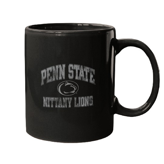 Lion Pet Penn State Nittany Lions vintages Worn Navy Mugs