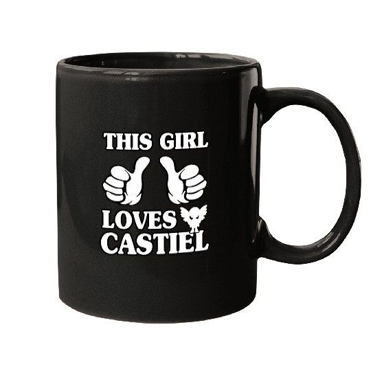 This Girl Loves Cas SPN Mugs