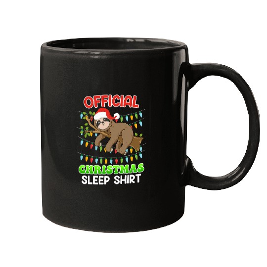 Sloth Pet Official Christmas sleep sloth Christmas Mugs