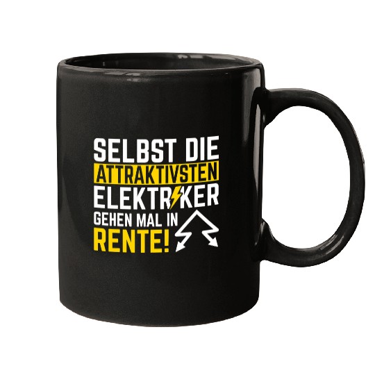 Discover Electrical Mens Electronic Craftsman Pensioner Power Electrician Mugs
