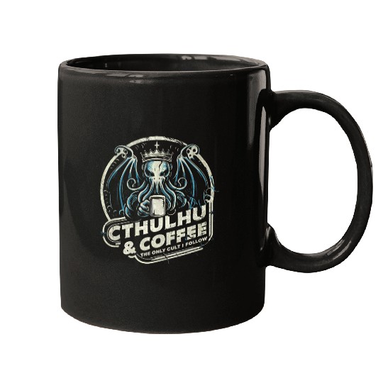 Coffee Fun Cthulhu Coffee Cult 3 8 Mugs