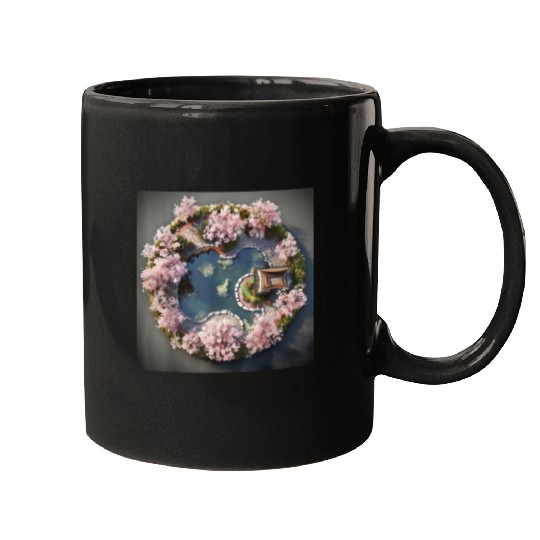 Tranquil Elegance Circular Zens Reflective Retreat Mugs