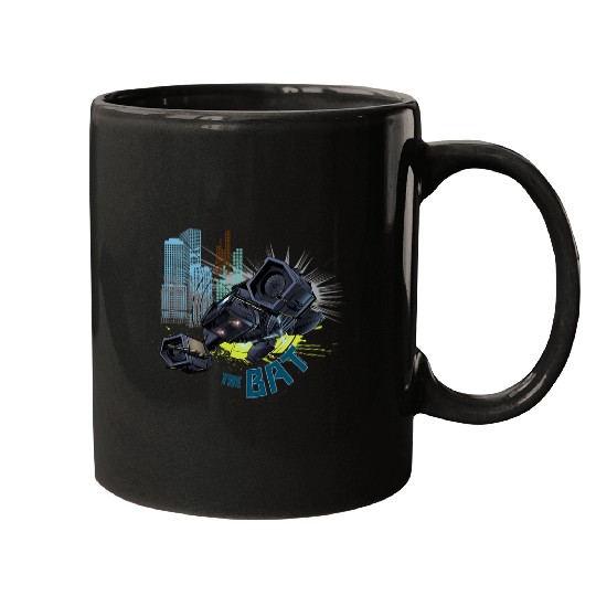 The Dark Knight Rises The Bat Aircraft Flying Through Gotham Mugs