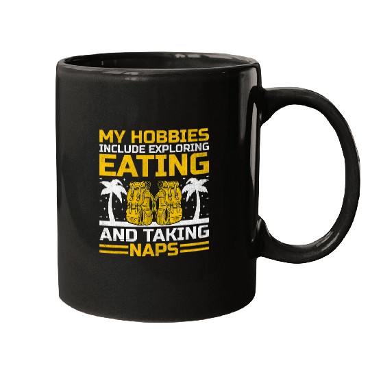 Travelling Backpacking Road Trip Travel Exploring Hiking 36 Mugs