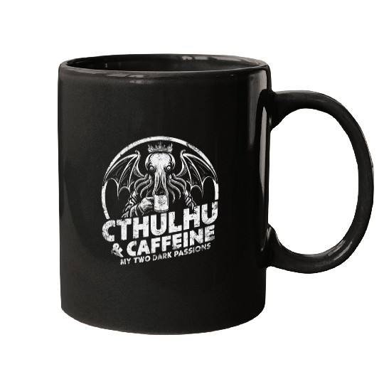 Coffee Fun Cthulhu caffeines Dark Passions Cthulhu Coffee Mugs