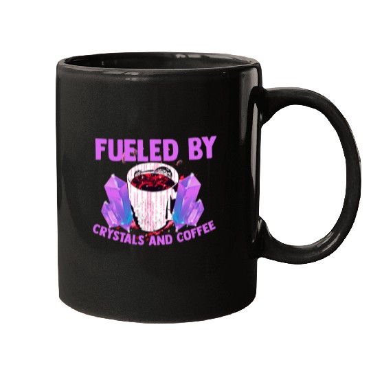 Coffee Fun Crystal Coffee Spiritual Gemstone Collector Caffeine Mugs