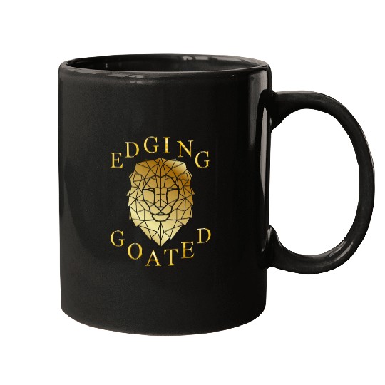 Lion Pet Edging Goated Sigma Lion Ironic Brainrot Meme 6 Mugs