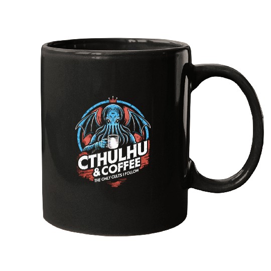Coffee Fun Cthulhu Coffee Cult 4 Mugs