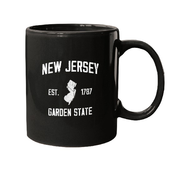 NJ New Jersey Garden State Pride East Coast Proud Jersean 1 Mugs