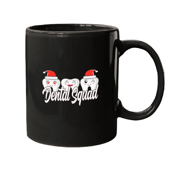 christmas Dental Squad Dental lab Hygienist Mugs