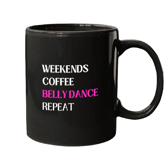 Coffee Fun Belly Dancing Dancer Dance Hip Tribal Shimmy Coffee Lover Mugs