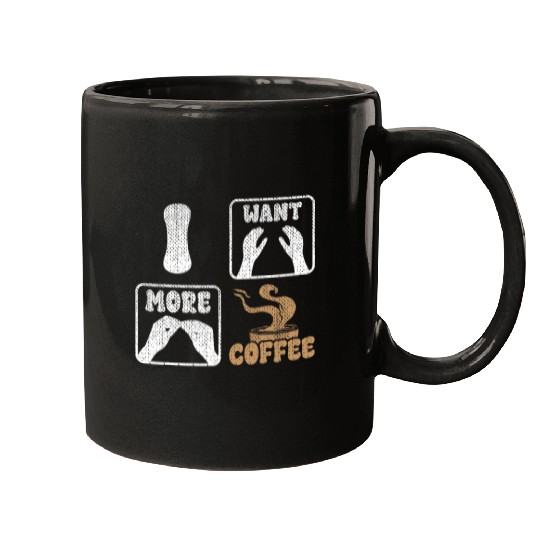 Coffee Fun I Want More Coffee AAC SLP Speech Language Pathologist Mugs
