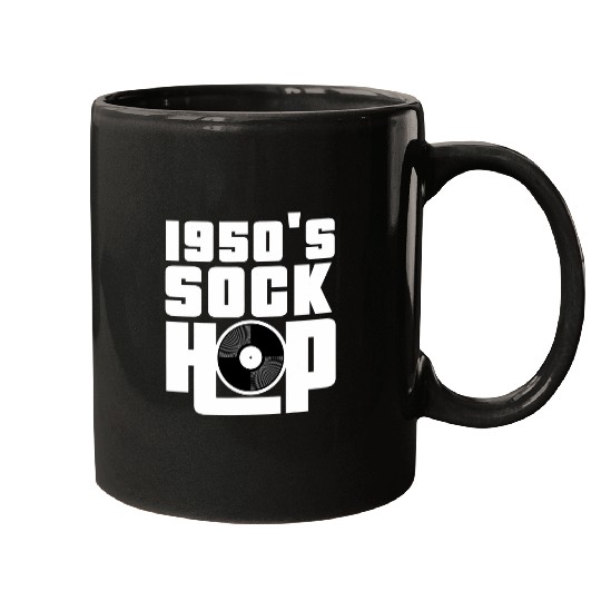 50s Dance Theme Party 1950s Sock Hop 50s music Mugs