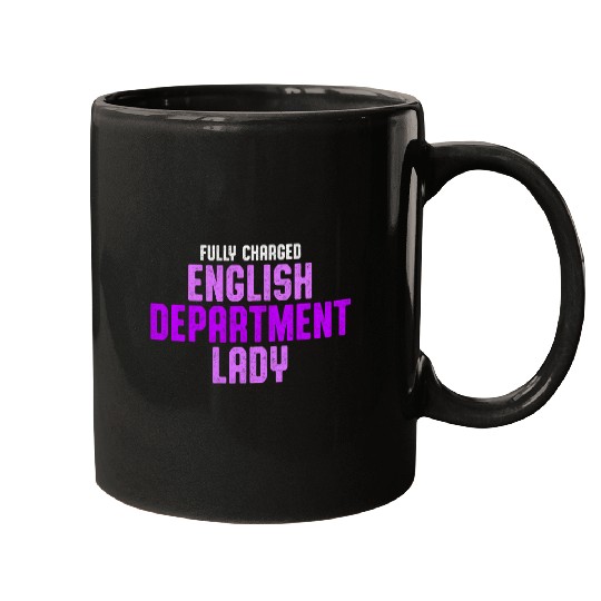 English Department Teacher School Staff 4 Mugs