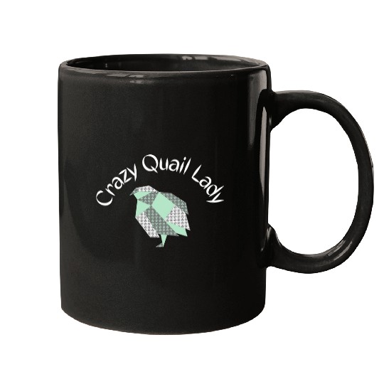 crazys Quail Lady Bird Mugs