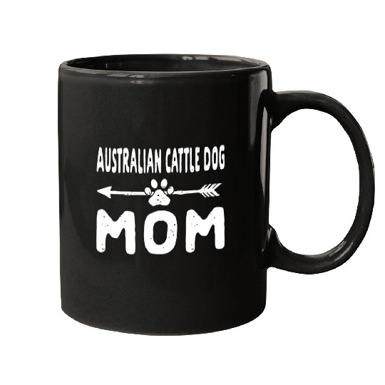 Australian Cattle Dog Mom Blue Heeler Dog Lover Red Heeler Mugs