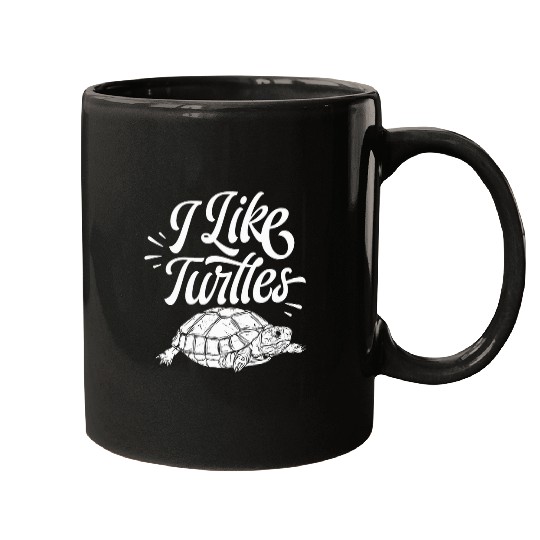 Turtle Pet I Like Turtles Lover Turtle Pet Animal 2 Mugs