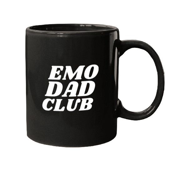 EMO DAD CLUB Elder Emo Alternative and Emo Music Lover Mugs