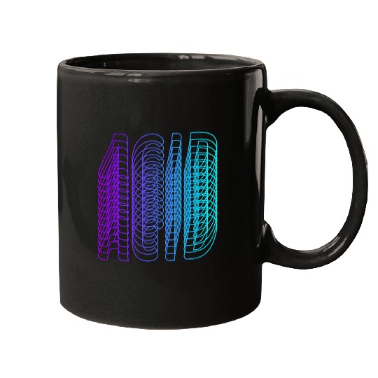 Acid House Vaporwave Techno House Music EDM Lover DJ Mugs