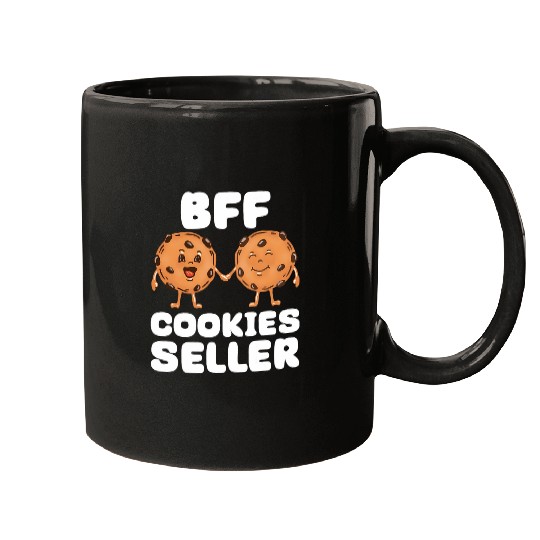 Cookie dealers BFF Cookies Seller Scout Life Camping Mugs