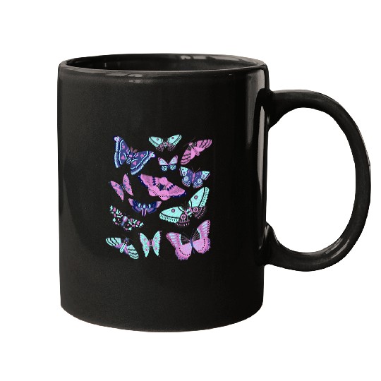 Butterfly Grunge Fairycore Insect Aesthetic Moth Cottagecore Mugs
