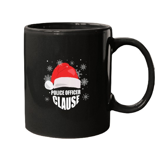 The Police Officer Clause Cops Christmas Policeman Xmas Mugs
