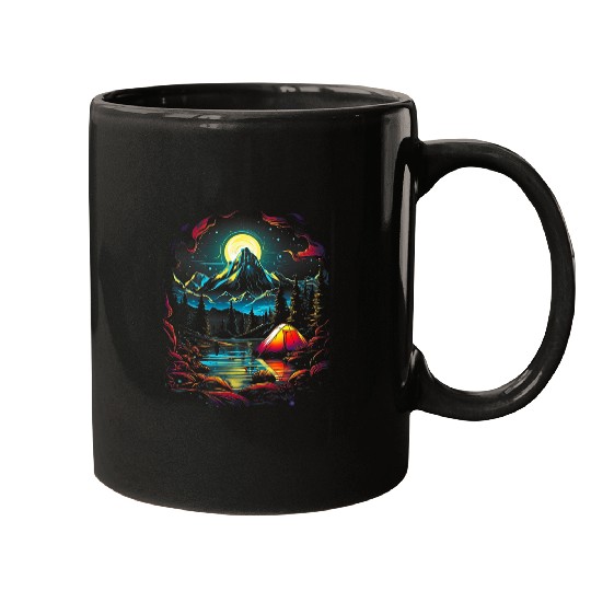 vintages Camping Nature Outdoors Wilderness Wanderlust 93 Mugs
