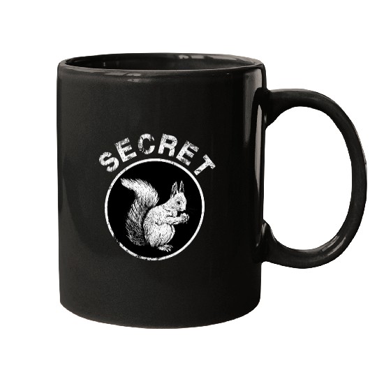 Squirrel Pet Secret Squirrel Animal Zookeeper Mugs