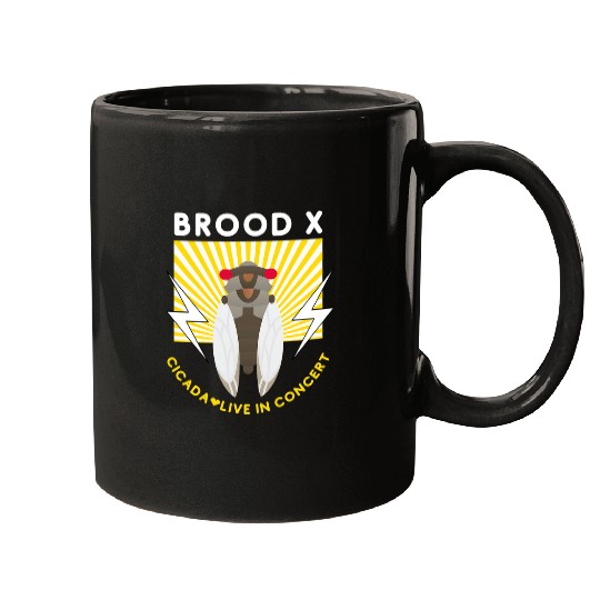 Cicada Live In Concert Brood X Cicada Invasion Graphic Mugs