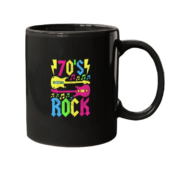 70s Rock Concert Outfit 1970s Fashion 70s Band Party Costume Mugs