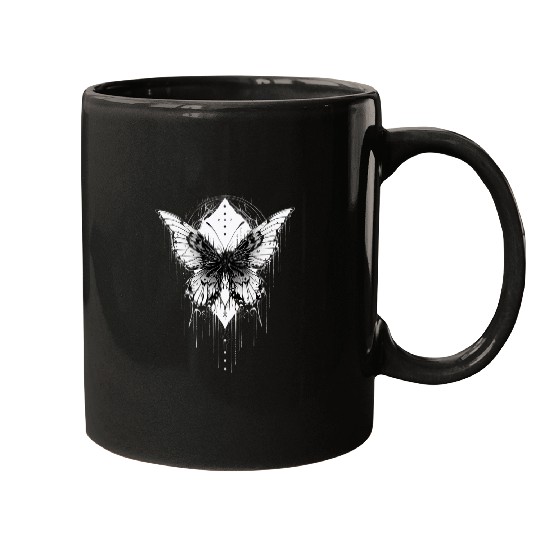 Butterfly Grunge Fairycore Goth Fairy Core 25 Mugs