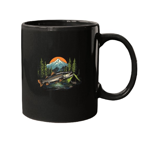 vintages Fishing Nature Outdoors Wilderness Wanderlust 25 Mugs