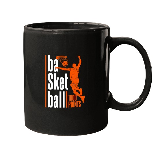 1000 Points Basketball Scorer High School Basketball Player 1 Mugs