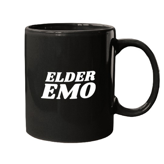 ELDER EMO Respect Your Local Elder Emo Emo Music Mugs