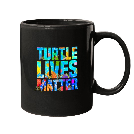 Turtles Lives Matter Marine Life Mugs