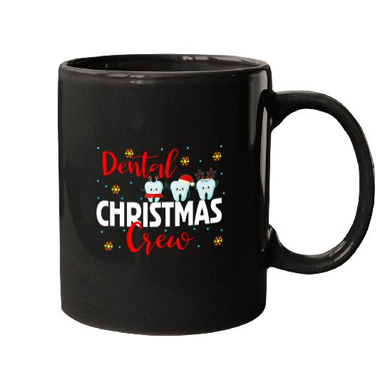 Christmas Dental Crew dentists Group Matching Mugs