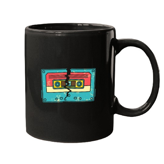 80s Music Lover 1980s Mixtape Retro Eighties Cassette Mugs