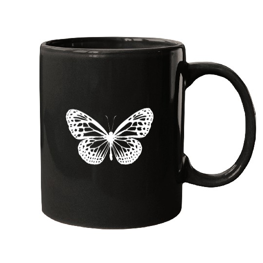 Butterfly Graphic Art Illustration Modern Minimal Mugs