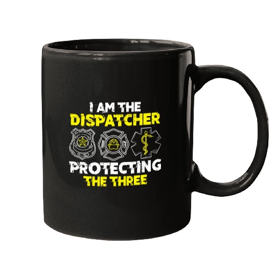 Protecting Dispatcher Police Fires EMS 911 Operator Gift 9 Mugs