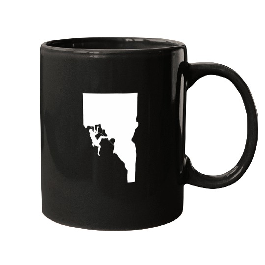 Upside Down Idaho Climber Mugs