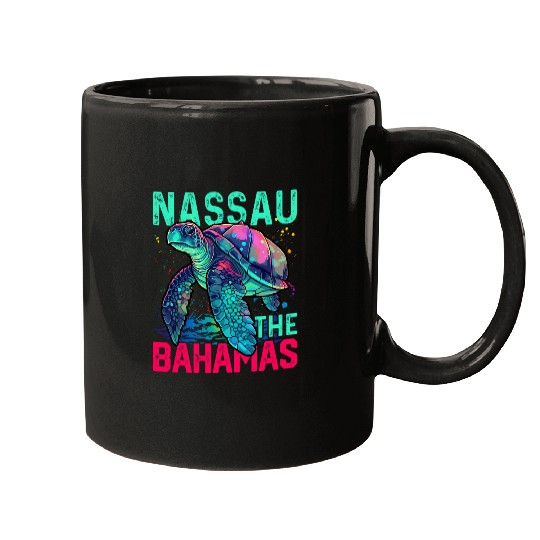 Turtle Pet Nassau Bahamas Sea Turtle Bahamas Souvenirs Bahamas 1 Mugs