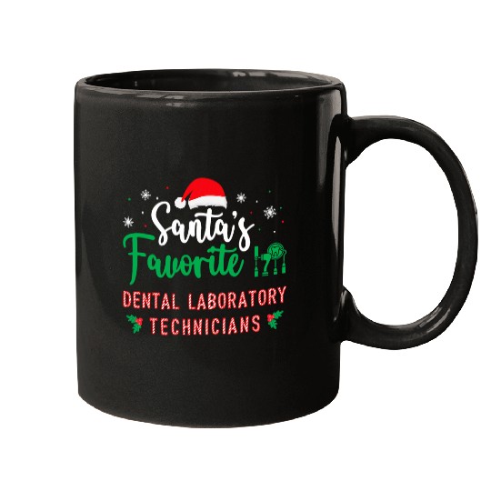 General dentists Christmas Dental Laboratory Technician Mugs