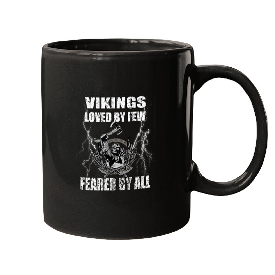 Vikings Loved By Few Feared By All Norse Gods Loki Viking Mugs