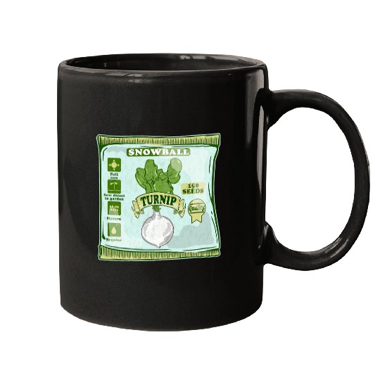Turnip seeds packet growing turnips Mugs
