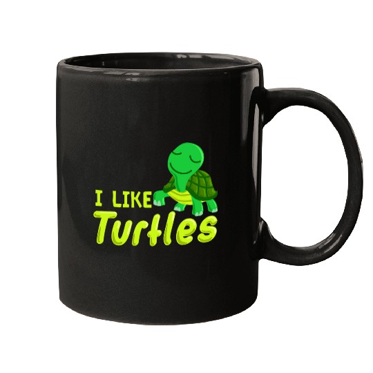Turtle Pet I Like Turtles Sea Turtle Tortoise Marine Biology Mugs