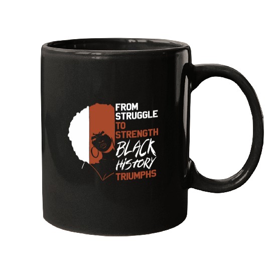 Afrocentric Clothing Black Woman Cute Outfit Black History Mugs
