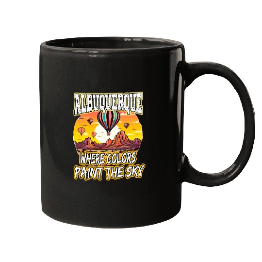 Albuquerque Balloon New Mexico Hot Air Balloon 1 Mugs